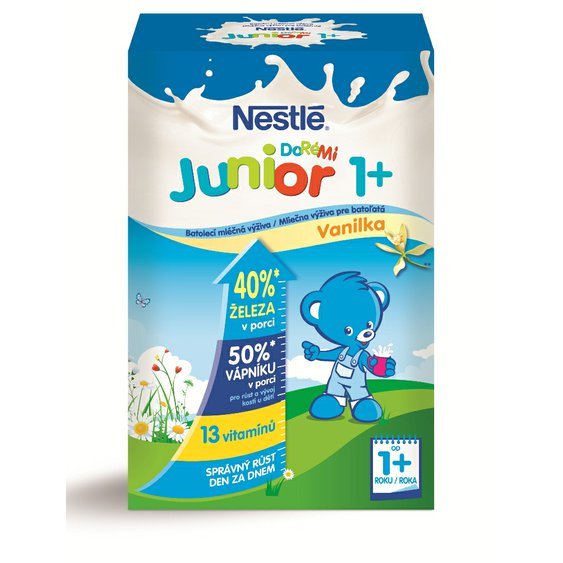 NESTLÉ Junior mléko 1+ vanilka