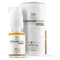 CannabiGold CLASSIC olej 5% ( 500mg ) CBD - 12 ml