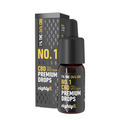 Eighty8 CBD kapky Natural No.1 - 24%