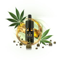 Eighty8 CBD kapky Natural - 7%