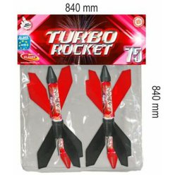 Pyrotechnika rakety Turbo Rocket 75 set 4ks