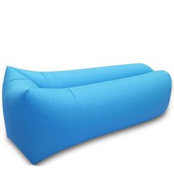 Lazy bag Air - square - Modrý