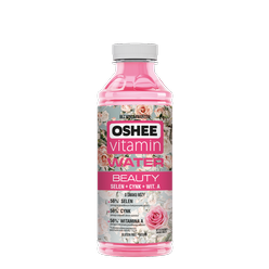 OSHEE vitamínová voda Beauty 555 ml - růže