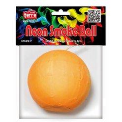 NEON SMOKE BALL - Oranžová dýmovnice - 1ks