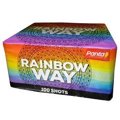 Ohňostrojový kompakt 100ran / 25mm Rainbow Way