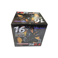 Kompaktní ohňostroj Diabla 16ran / 25mm