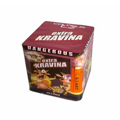 Ohňostrojový kompakt 25ran / 20mm Extra Kravina