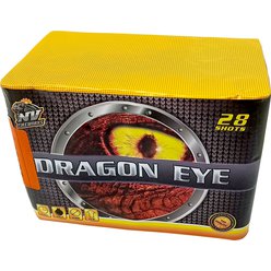 Kompaktní ohňostroj Dragon eye 28 ran / 20mm