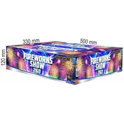 Kompaktní ohňostroj Fireworks Show 260ran / 20 mm