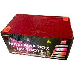 Kompaktní ohňostroj Maxi max box 142 ran / 20, 25, 30mm