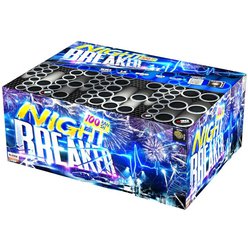 Kompaktní ohňostroj Night Breaker 100ran / 20,25,30 mm