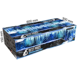 Kompaktní ohňostroj 200ran / 25mm Best Price - Frozen