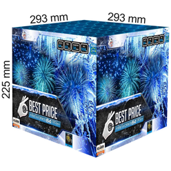 Kompaktní ohňostroj 64ran / 30mm Best Price - Frozen