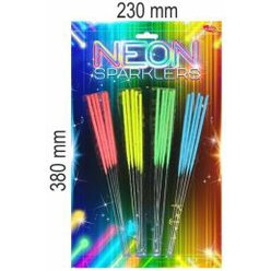 Prskavky Neonové 28cm 20ks